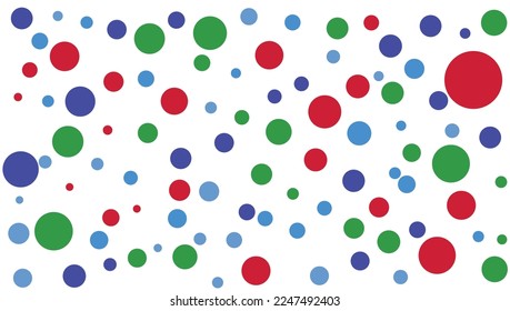 abstract green  red purple polka dot fabric geometric vector pattern background