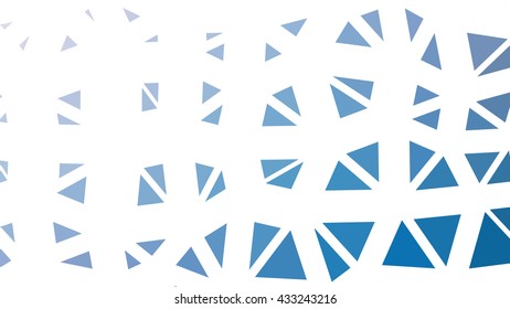 Abstract green and red vector gradient lowploly of many triangles background for use in design.