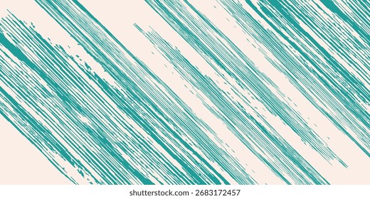 Abstrakte grüne Kratzstreifen Grunge Textur Design auf weißem Hintergrund. EPS 10