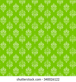 Abstract green seamless background.