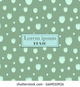 abstract green seamless bush pattern for background, wallpaper, cover, decoration, texture, paper wrapping.