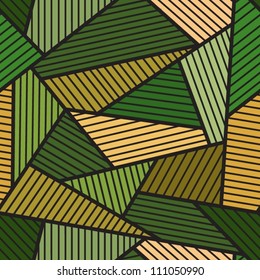 Abstract green seamless pattern.