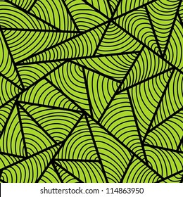 Abstract green seamless pattern.