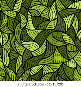 Abstract green seamless pattern.