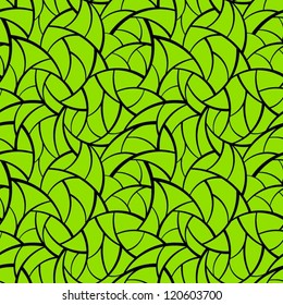 Abstract green seamless pattern.