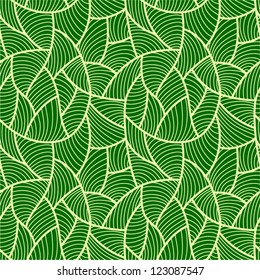 Abstract green seamless pattern.