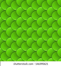 Abstract green seamless pattern. 