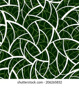 Abstract green seamless pattern.
