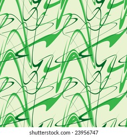 Abstract green seamless pattern