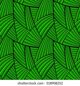 Abstract green seamless pattern. 