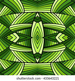 Abstract green seamless pattern.