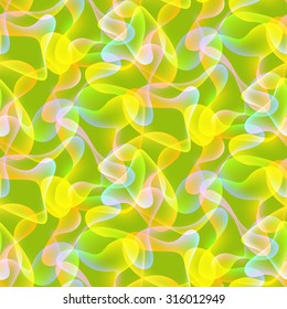 abstract green seamless pattern vector illustration