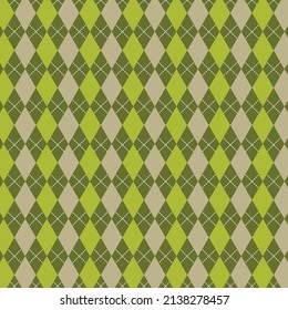 Abstract green seamless triangle background pattern 