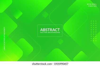 abstract green shape modern concept Background 3D Paper Art Style For Cover Design, Book Design, Poster, Flyer, Banner, Website Backgrounds or Advertising