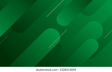 Abstract green shapes background. Vector illustration