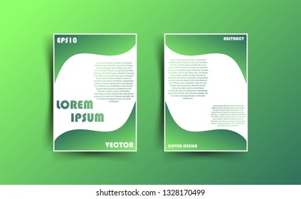 Abstract green shapes for design brochures, web, covers, templates and for other ideas design. Eps10