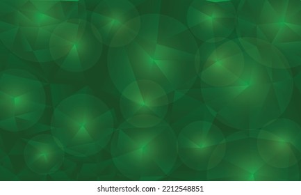 abstract green shine triangle,polygon light background vector illustration