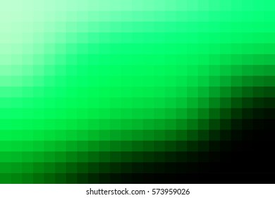 Abstract green smooth mosaic tile background for any design, horizontal format.