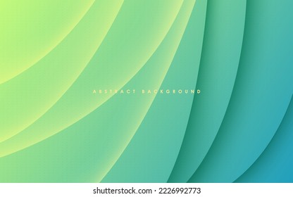 abstract green soft diagonal shape light and shadow with halftone dots background. eps10 vector
