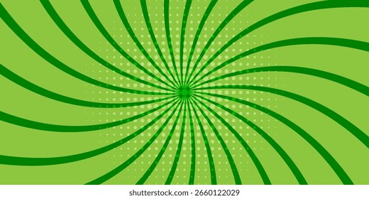 Espiral verde Abstractas en diseño de fondo verde, fondo espiral