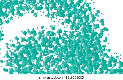 Texture éclaboussures vertes d'Abstrait sur fond blanc