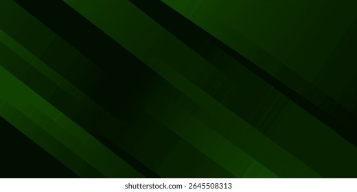 Abstract green sporty background template vector with shiny lines and lights. Green background with strong pattern design.Eps10 vector	
