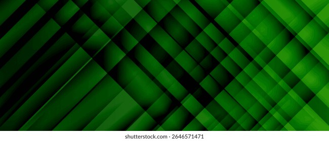 Vetor de modelo de fundo esportivo verde abstrato com linhas e luzes brilhantes. Fundo verde com forte padrão design.Eps10 vetor