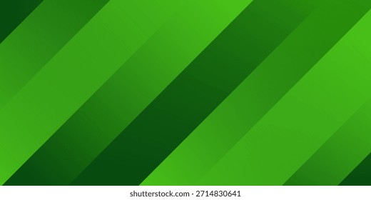 Vetor de modelo de fundo esportivo verde abstrato com linhas e luzes brilhantes. Fundo verde com forte padrão design.Eps10 vetor