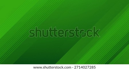 Abstract green sporty background template vector with shiny lines and lights. Green background with strong pattern design.Eps10 vector
