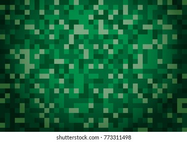 Abstract Green square background ,background can used for wallpaper or design , vector.
