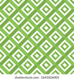 Abstract Green Square Pattern is a modern, geometric design with layered green squares, offering a fresh and dynamic visual style.