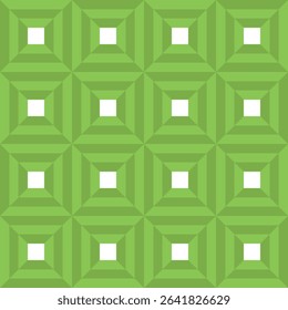 Abstract Green Square Pattern is a modern, geometric design with layered green squares, offering a fresh and dynamic visual style.