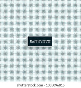 Abstract green square pattern of technology texture random size background. You can use for modern data analysis size print, ad, poster, artwork. illustration vector eps10