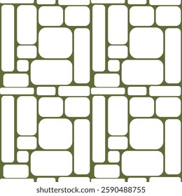Abstract Green Squares Pattern Design, Green background with space

