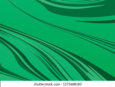 Abstract green straight flow texture background for graphic design. Vector illustration. 