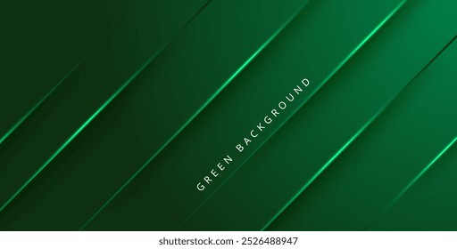 Abstract green stripe diagonal dimension line background. eps10 vector