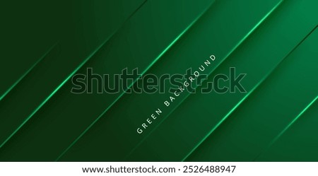 Abstract green stripe diagonal dimension line background. eps10 vector