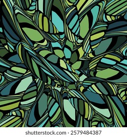 abstract green stripe texture cover design background