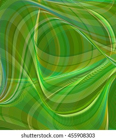 abstract green stripes background