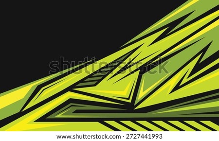 Abstract green stripes design for racing background, car stickers, jersey, etc.