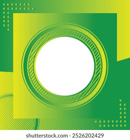 Abstraktes, grünes, stylisches geometrisches Hintergrunddesign.