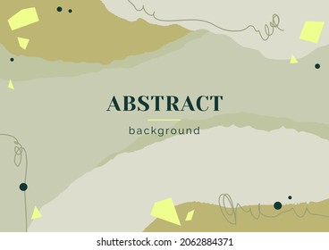 Abstract green stylish background template. Vector Illustration for cover, banner, brochure, poster, flyer and other.