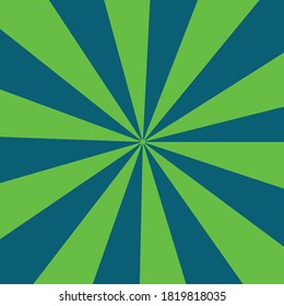 An abstract green sunburst shape background image.