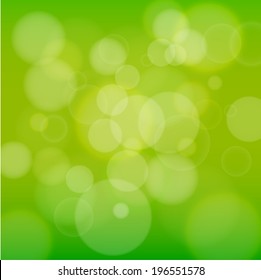 Abstract Green Sunlight