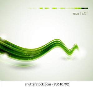 abstract  green  swift line