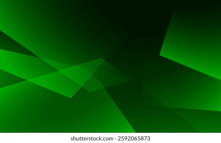 Abstract green tech background with triangles. Eps10 vector