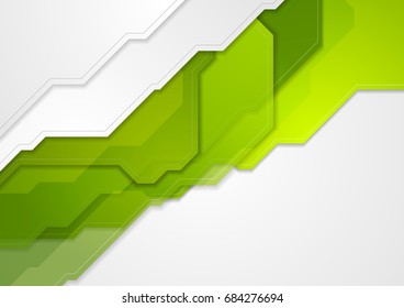 Resumen de los antecedentes corporativos de tecnología verde. Diseño de plantillas de folletos de vectores