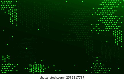 Abstract green tech finance background. Vector illustration
