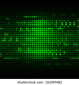 Abstract green technology background.