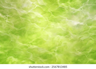 Abstract green texture, soft waves, vibrant colors, organic patterns, nature-inspired design, artistic background, soothing visuals.